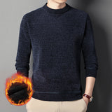 Herren warmer Strickpullover Aliams – Blaugrün