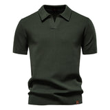 Trevor - Atmungsaktives Kurzarm Polo Hemd – Grün