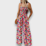 Seraphie – Floraler Jumpsuit – Rosa