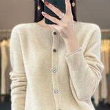 Tessra™ - Damenhemd Mit Knöpfen – Beige