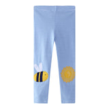 Mädchen Leggings mit buntem Bienen- und Sonnenmotiv Drune – Unbekannt