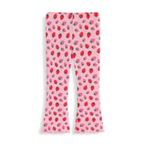 Mädchen Leggings mit fröhlichem Erdbeer-Muster Drune – Orange
