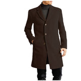 Herren eleganter Woolcoat Aliams 1760892376 – Braun