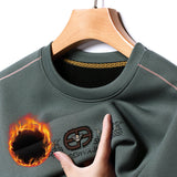Herren Sweatshirt mit innovativer Wärmeisolierung Aliams – Grün