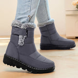 Rafia - Wasserdichter Winter Stiefel – Grau