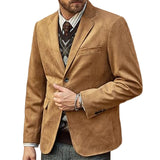 Herren eleganter Blazer im modernen Stil Aliams – Khaki