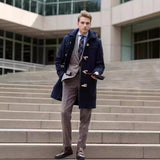Herren eleganter Dufflecoat mit klassischem Design Aliams – 3XL