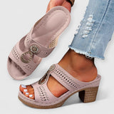 Maria | Schicke orthopädische Sandalen – Rosa