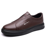 Harbour Casual Slip-On Sneakers – Braun