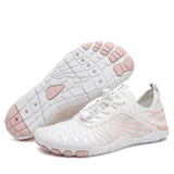 Ortholife - barfußschuhe – Weiß/Rosa