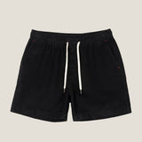 James | Elastischer Bund Kordelzug Shorts – Schwarz
