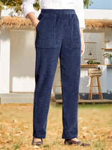 Sydney - Bequeme Damen Winter-Freizeithose Mit Weichem Innenfutter Für Höchsten Komfort – Marineblau