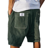 Festus - Elegante Strukturierte Maßgeschneiderte Shorts – Dunkelgrün