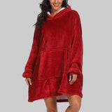 Odie™ – Übergroßer Pullover für Damen | Warm und Weich – Rot
