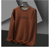Herren Sweatshirt mit innovativer Wärmeisolierung Aliams – Braun