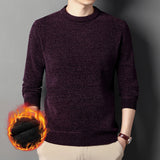 Herren warmer Strickpullover Aliams – Rot