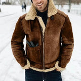 Pim – stylische lederjacke – Kamel