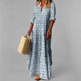 Nele – Vintage-inspiriertes Kleid – Blau