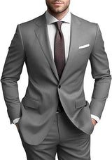 Herren Hochzeitsgast Anzug | Blazer und Hosen – Gray