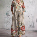 Frida | Leinen Sommerkleid – Beige