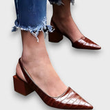 Lyhn – Orthopädische Komfort-Heels – Braun