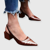 Lynn | Premium Schuhe mit Absatz – Braun