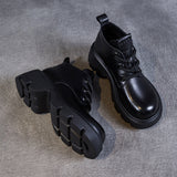 Damen Jahrgang Dirndl Schuhe | Plateau – Schwarz