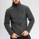 Herren weiche und warme Fleecejacke Aliams – Grau