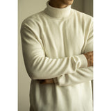 Bosse™ - Herren-Rollkragenpullover – Weiß