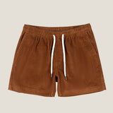James | Elastischer Bund Kordelzug Shorts – Braun