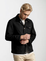 Herren robuste Utility-Jacke Aliams – Schwarz