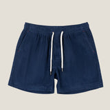 James | Elastischer Bund Kordelzug Shorts – Marineblau