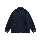 Kaira | Cordjacke Im Retro-Stil – Marineblau