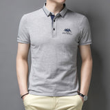 Alphonse | Herren Elegant Polo Hemd | Kurzarm – Grau