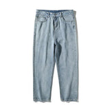 Klassische lose weite jeans - axel – Blau