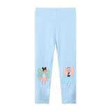 Mädchen Leggings mit zauberhaften Feenapplikationen Drune – Rot