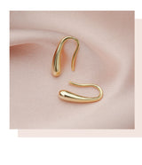 Francesca Wassertropfen-Ohrringe – gold