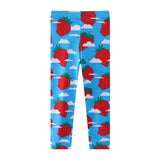 Mädchen Leggings mit fröhlichem Erdbeermotiv Drune – Gelb