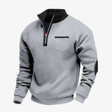 Albrecht™ - Sportlicher Stil für Herren und Bequemer Warmer Pullover – Hellgrau