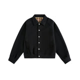SAVIA | Kurze Bomberjacke – Schwarz