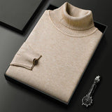 Tyrios - Klassischer Rollkragenpullover – Beige