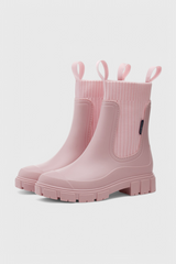 Amelia | Wasserabweisend Wasserdicht Chelsea-Stiefel – Rosé