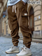 Elias - Jogginghose Aus Kord Mit Kordelzug Der Taille – Dunkelbraun