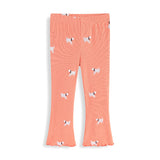 Mädchen Leggings mit fröhlichem Hunde-Muster Drune – Gelb