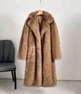Damen-Wintermantel mit lockerem schnitt | Wintertauglich – Braun