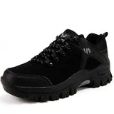 Herren Wander Schuhe | Trekking und Weg – Schwarz