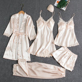Luxuriöses Pyjama-Set – Weißes Gold