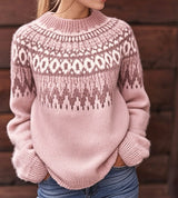 Sorella - Eleganter Bequemer Pullover – Rosa