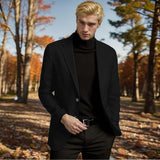 Herren Eleganter Blazer mit stilvollem Schnitt und hochwertigem Material Drune – Schwarz