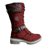 FLORENTINA – Elegante Winterstiefel für Damen – Rot